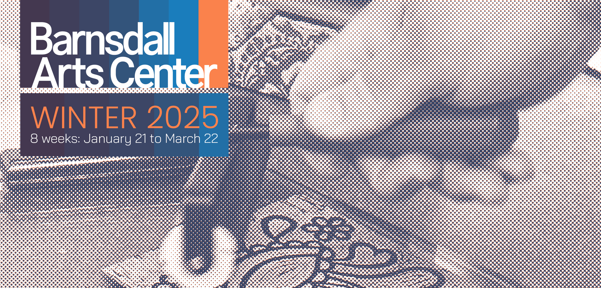 Barnsdall Arts Center Promotional Graphic - Winter Session 2024