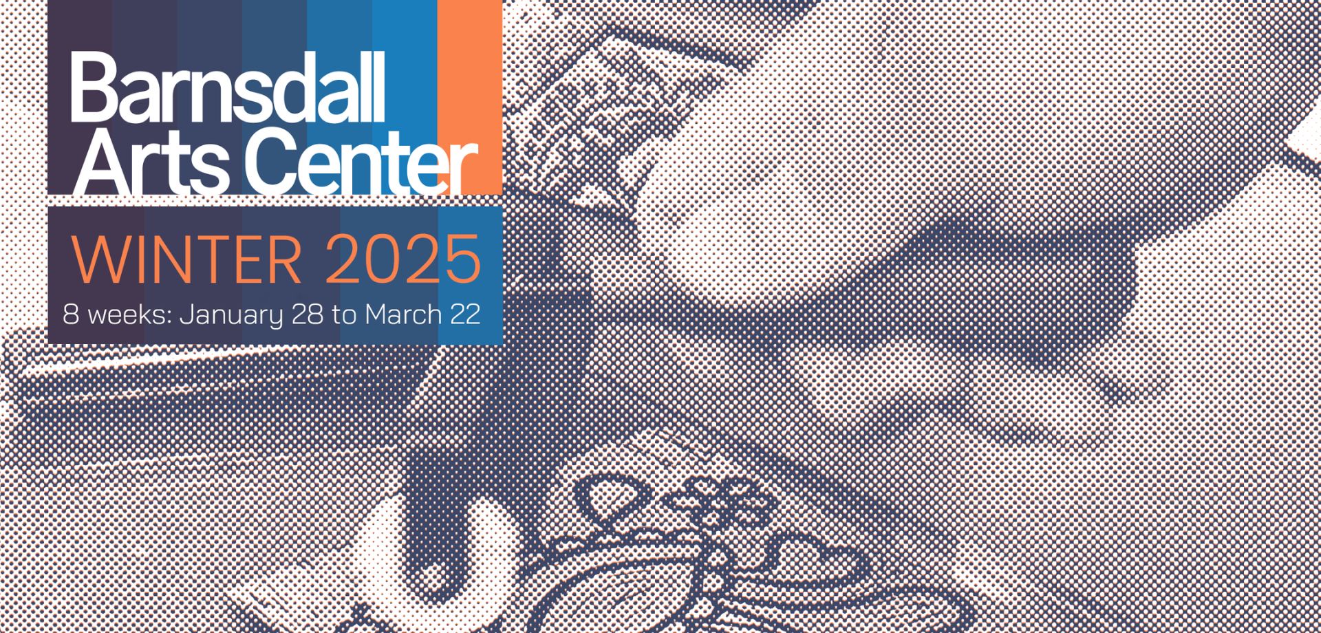 Barnsdall Arts Center Promotional Graphic - Winter Session 2024