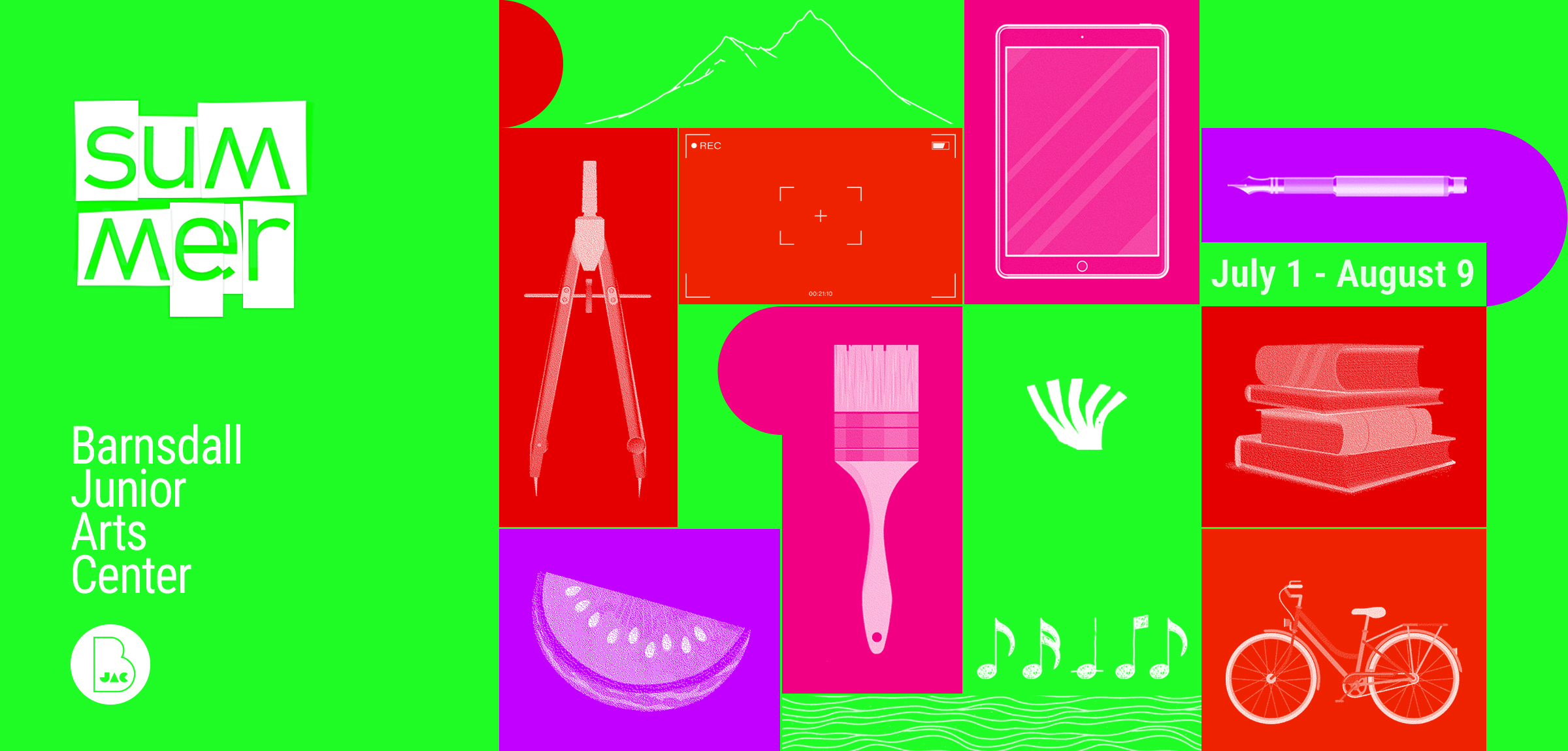 Barnsdall Junior Arts Promotional Graphic - Winter Session 2025